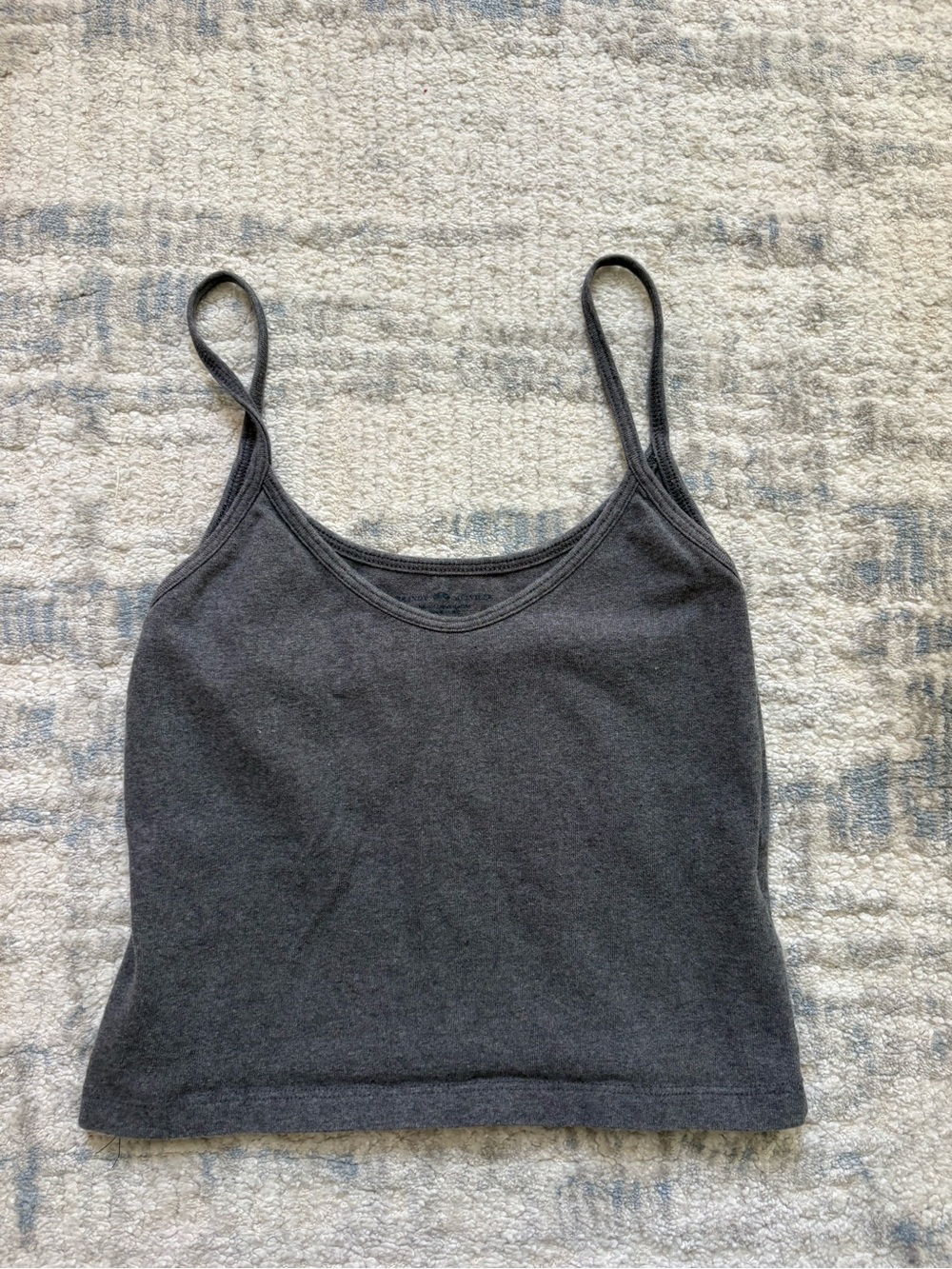 Brandy Melville Charcoal Gray Spaghetti Strap Tank Top